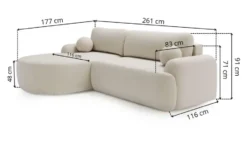 GrainGold Ecksofa Aurio