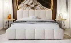 GrainGold Polsterbett Cloud Bouclé-Stoff