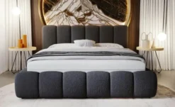 GrainGold Polsterbett Cloud Bouclé-Stoff