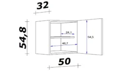 Hängeschrank Ede