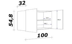 Hängeschrank Ede