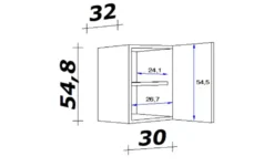 Hängeschrank Ede