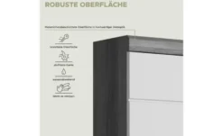 Hängeschrank SCHLOONSEE, Breite 37cm, 1 Tür, 1 offenes Fächer, 1 Einlegeboden, MDF-Front in verschiedenen Farben erhältlich, Badmöbel, Badschrank, Schrank, Bad Schloonsee