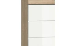 Hängeschrank SCHLOONSEE, Breite 37cm, 1 Tür, 1 offenes Fächer, 1 Einlegeboden, MDF-Front in verschiedenen Farben erhältlich, Badmöbel, Badschrank, Schrank, Bad Schloonsee