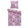 HOME STORY Satin Bettwäsche Wild Melange