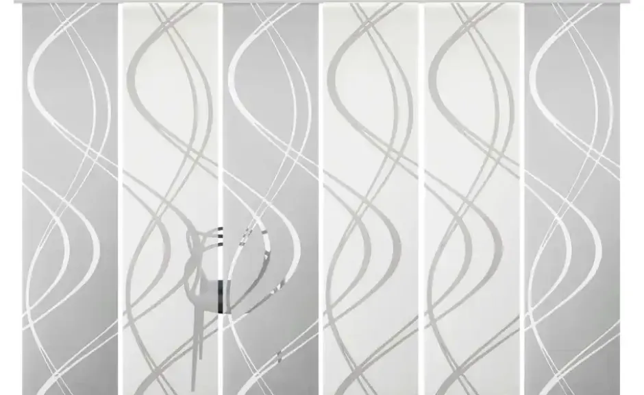 HOME Wohnideen Schiebevorhang Set 6tlg.