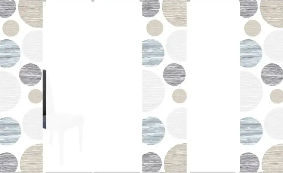 HOME Wohnideen Schiebevorhang Set 6tlg,