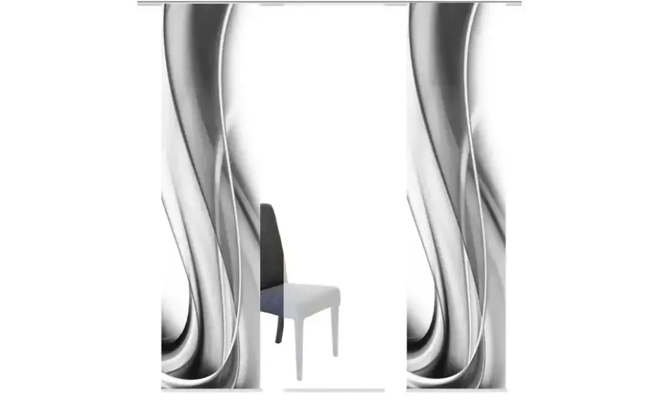 HOME Wohnideen Schiebevorhang Set 3tlg,