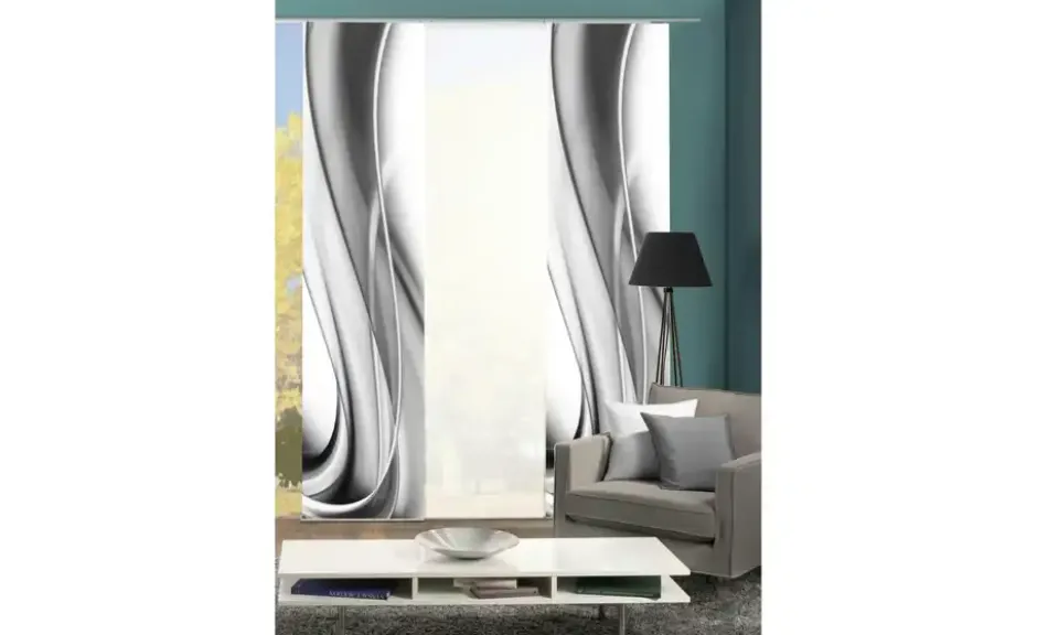 HOME Wohnideen Schiebevorhang Set 3tlg,