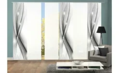 HOME Wohnideen Schiebevorhang Set 6tlg.