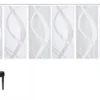 HOME Wohnideen Schiebevorhang Set 6tlg.