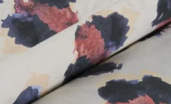 indigo Mako-Satin Bettwäsche Animalistic