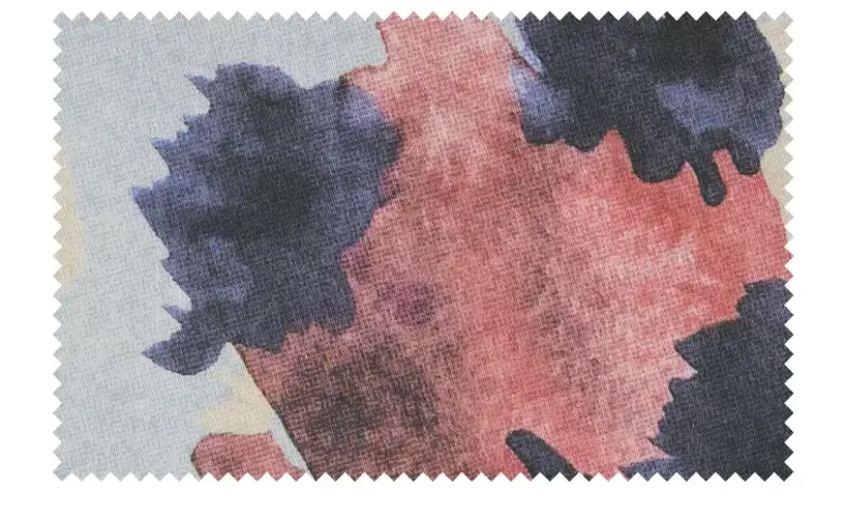 indigo Mako-Satin Bettwäsche Animalistic
