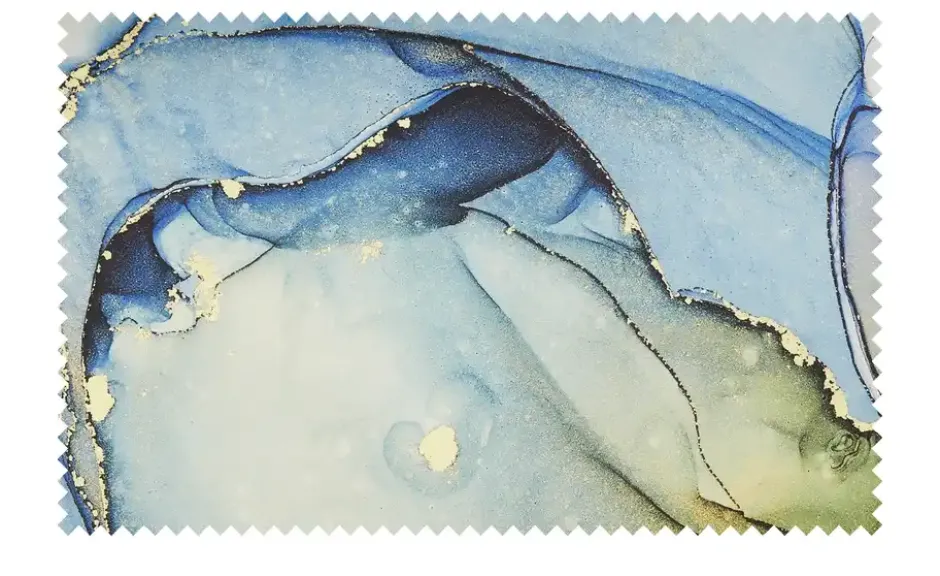 indigo Mako-Satin Wende-Bettwäsche