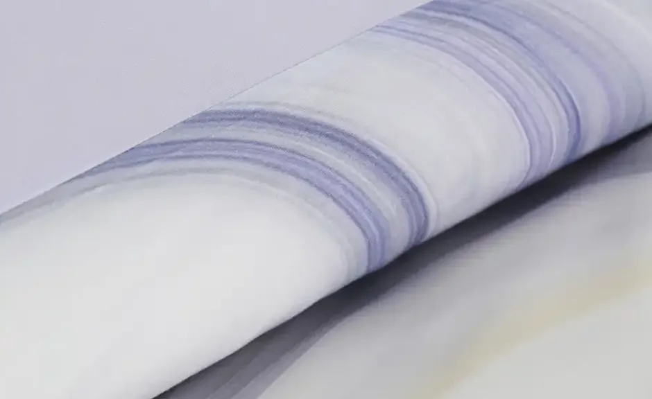 indigo Mako-Satin Wende-Bettwäsche