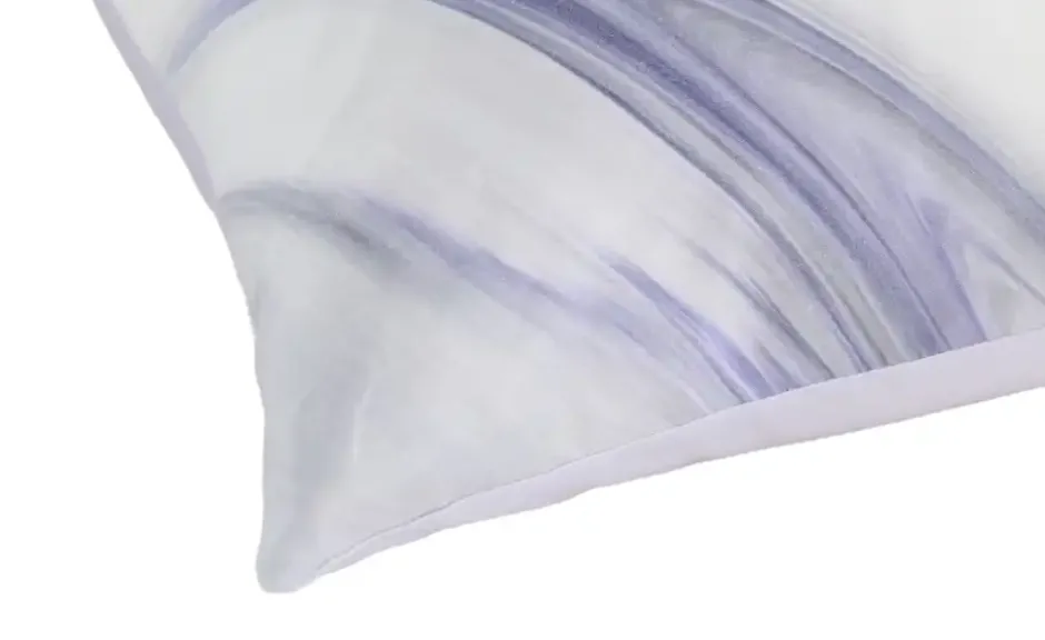 indigo Mako-Satin Wende-Bettwäsche