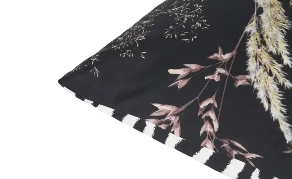 indigo Mako-Satin Wende-Bettwäsche