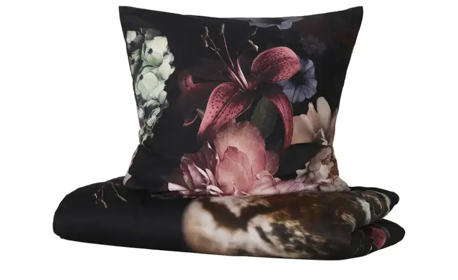indigo Mako-Satin Wende-Bettwäsche