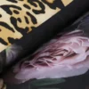 indigo Mako-Satin Wende-Bettwäsche Leo Love