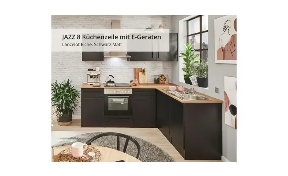 Küchenzeile mit E-Geräten