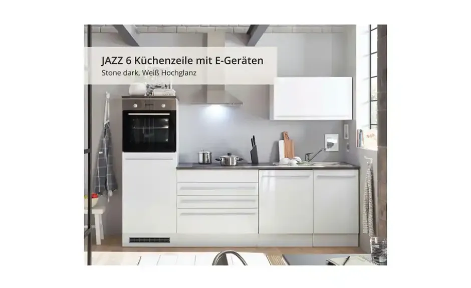 Küchenzeile mit E-Geräten