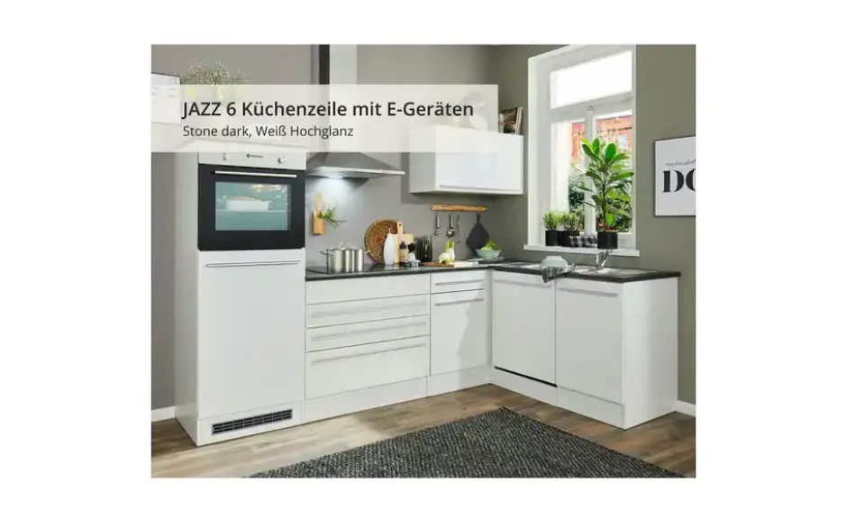 Küchenzeile mit E-Geräten