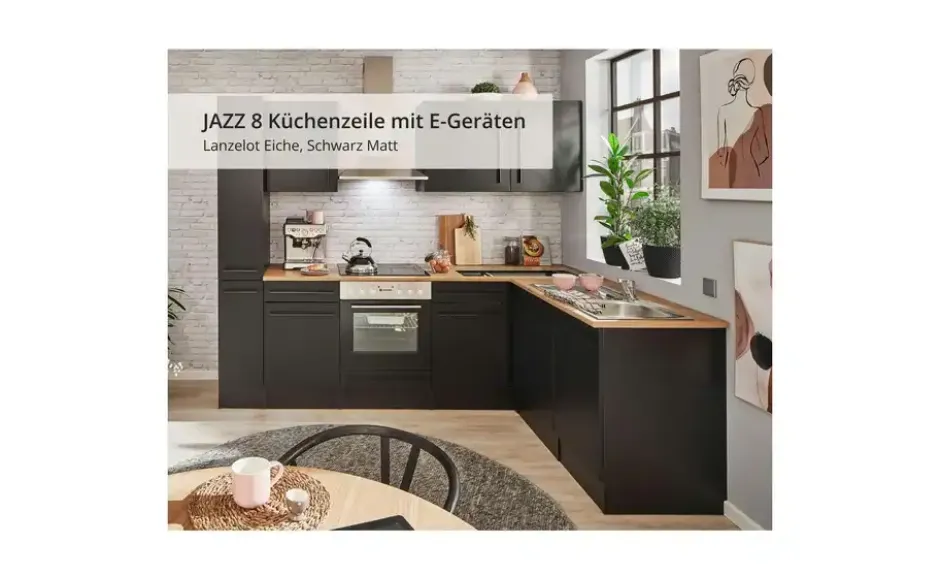 Küchenzeile mit E-Geräten