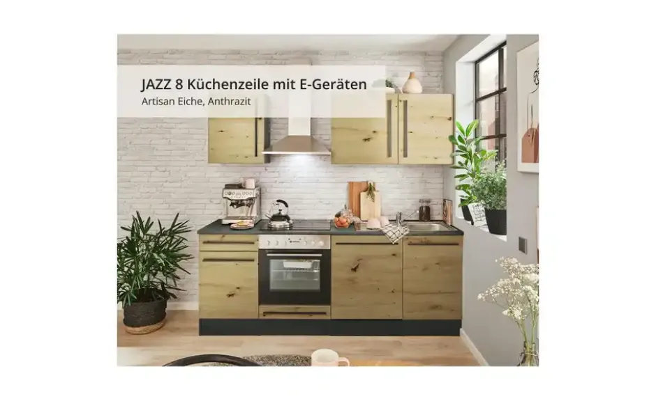 Küchenzeile mit E-Geräten
