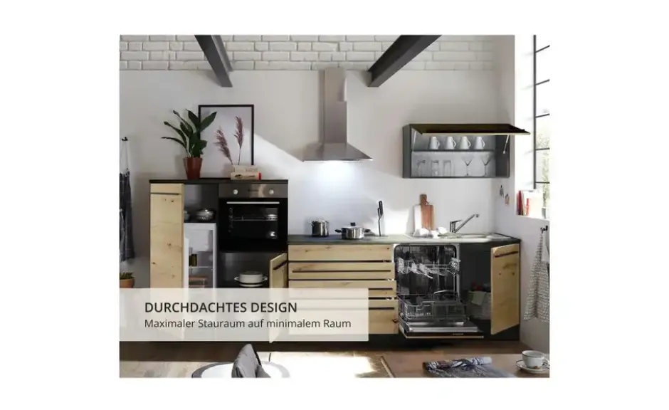 Küchenzeile mit E-Geräten