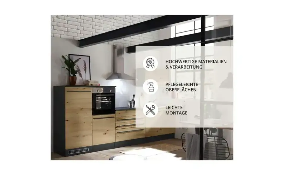 Küchenzeile mit E-Geräten