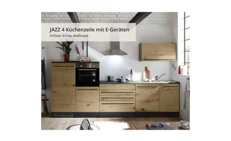 Küchenzeile mit E-Geräten