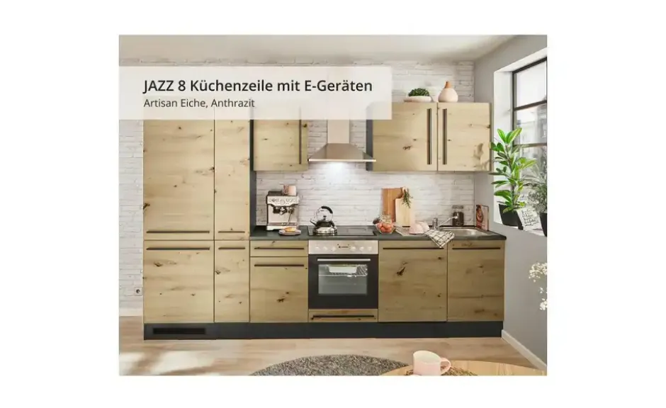 Küchenzeile mit E-Geräten