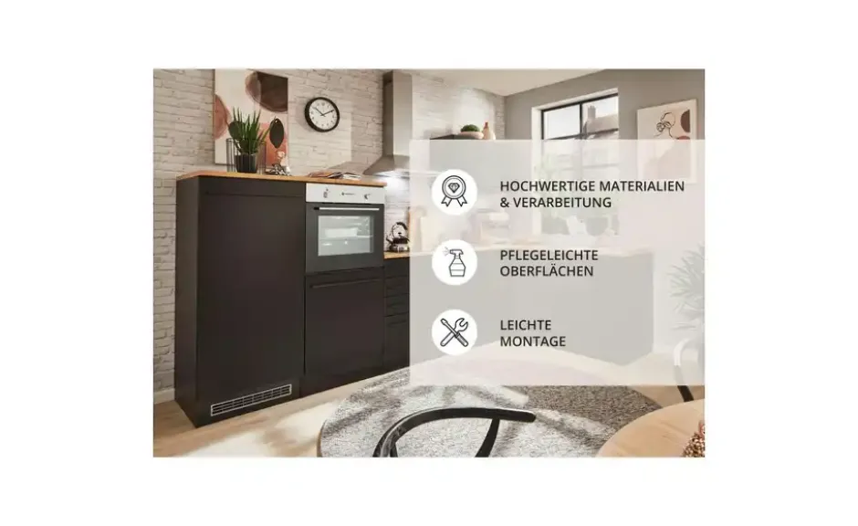 Küchenzeile mit E-Geräten