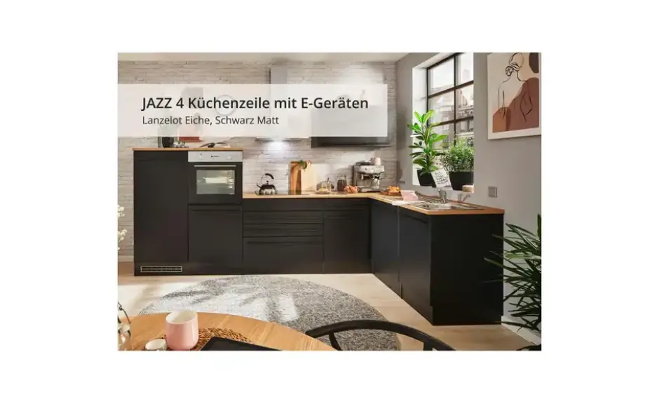 Küchenzeile mit E-Geräten