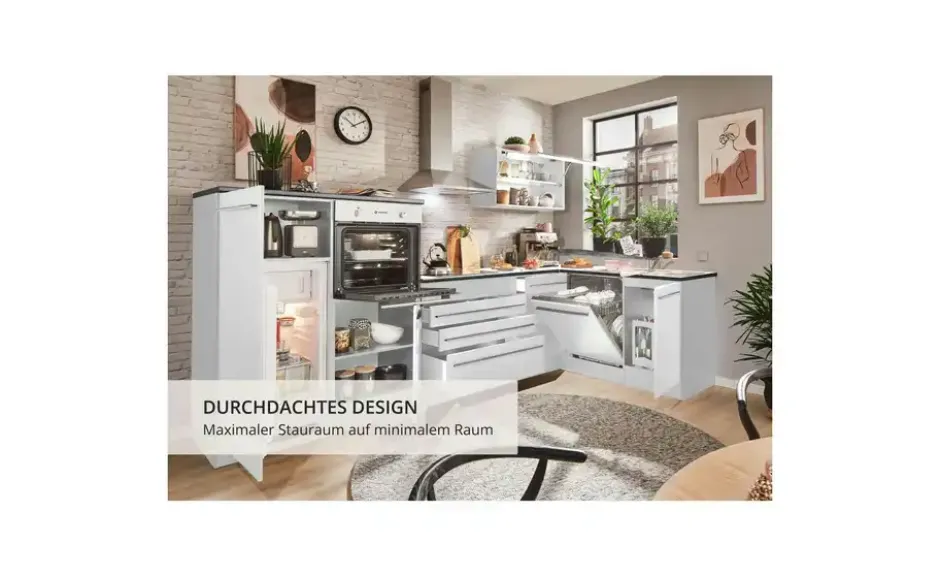 Küchenzeile mit E-Geräten