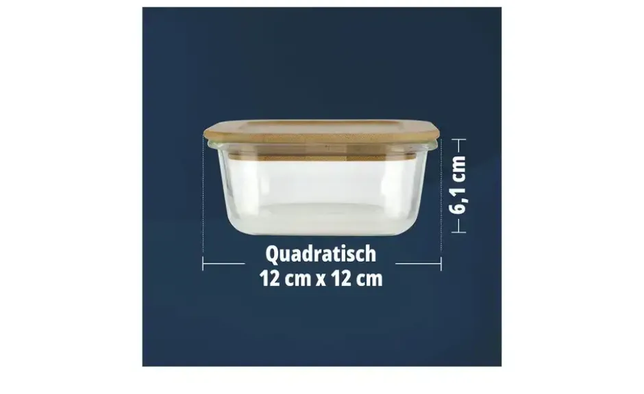 KHG Aufbewahrungsdose 520 ml quadratisch