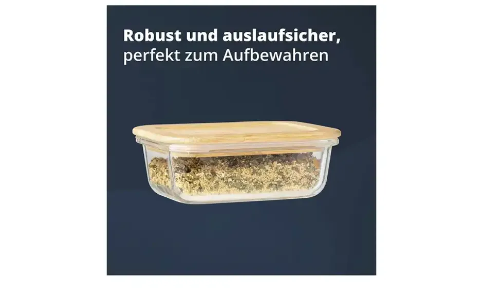 KHG Aufbewahrungsdose 370 ml rechteckig