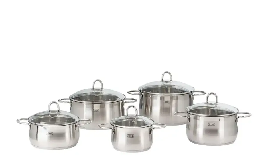 KHG Topfset, 5-teilig Platin