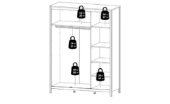 Kleiderschrank Madrid