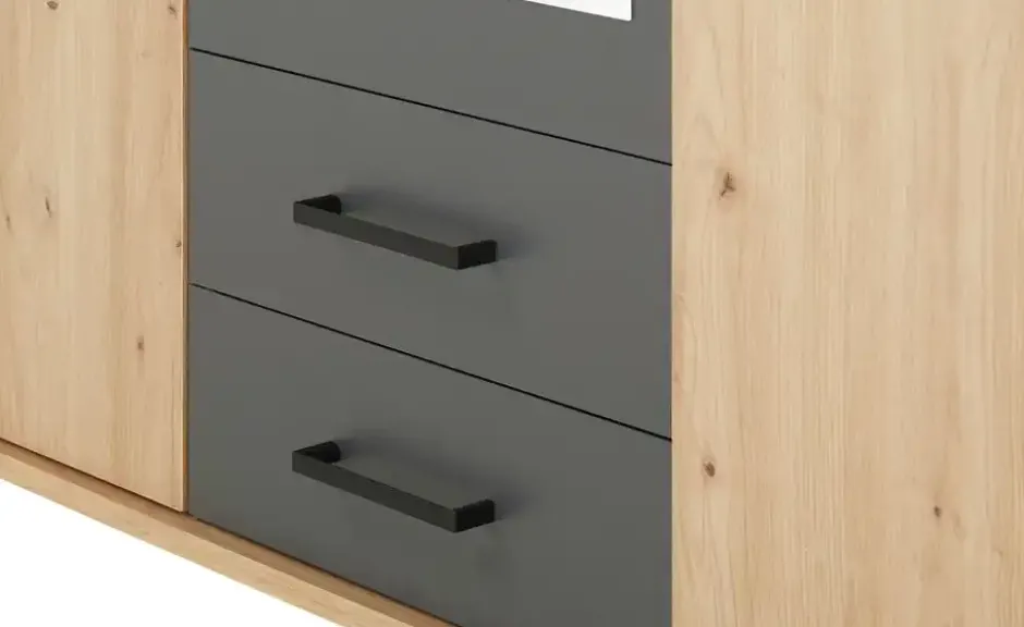 Kleiderschrank 3-türig Caterton