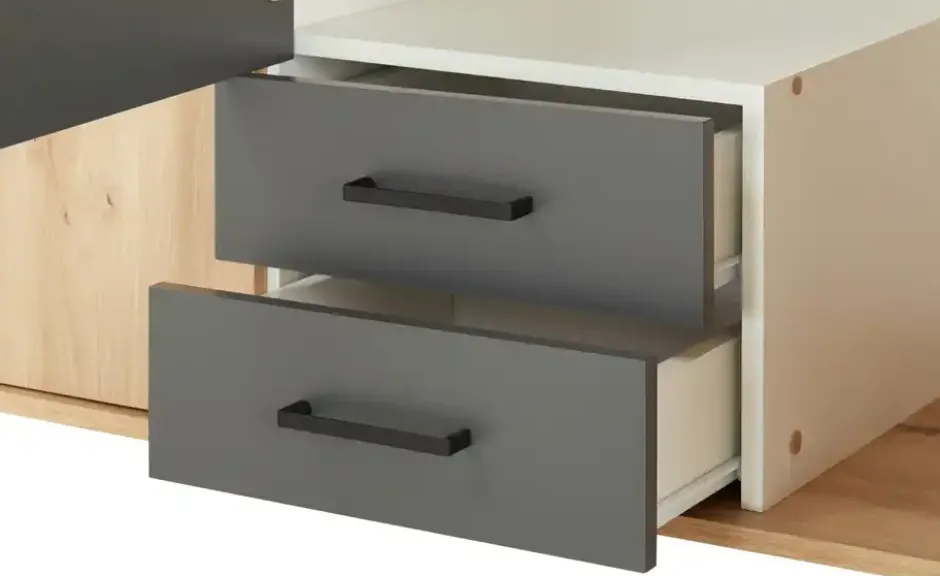 Kleiderschrank 3-türig Caterton