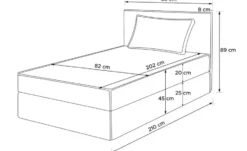 KONSIMO Boxbett .css-bauhey::before{content:'- ';}.css-bauhey::after{content:'- ';}mit Stauraum, H2 Roti