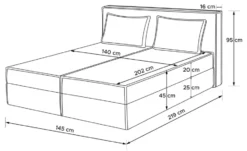 KONSIMO Boxbett Roti