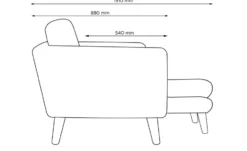 KONSIMO Ecksofa Tagio