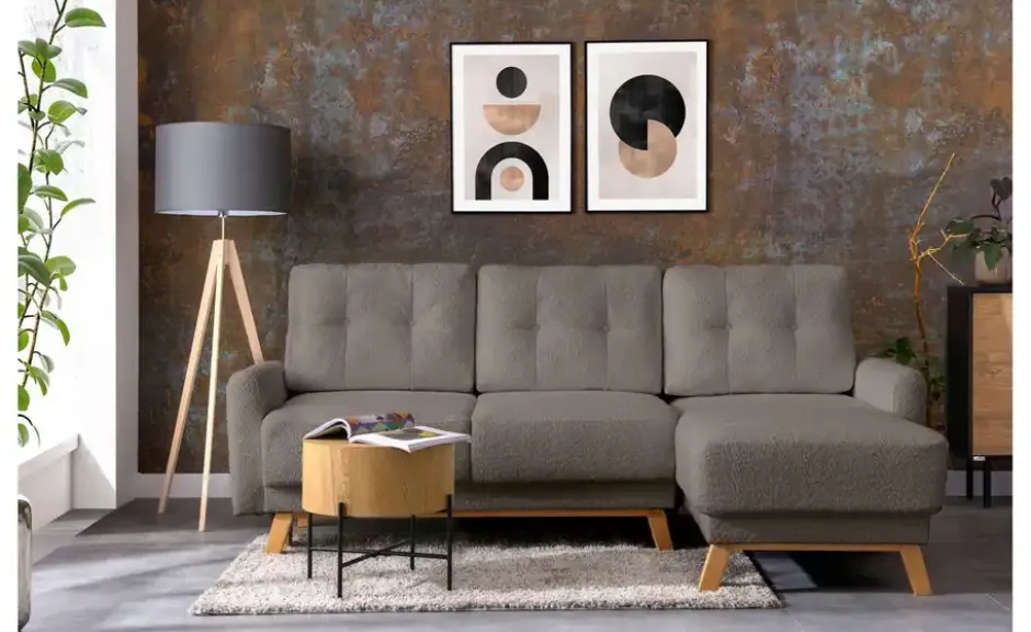 KONSIMO Ecksofa Visna