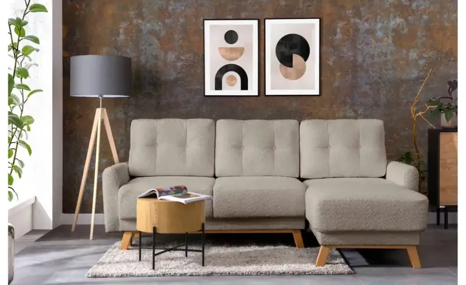 KONSIMO Ecksofa Visna
