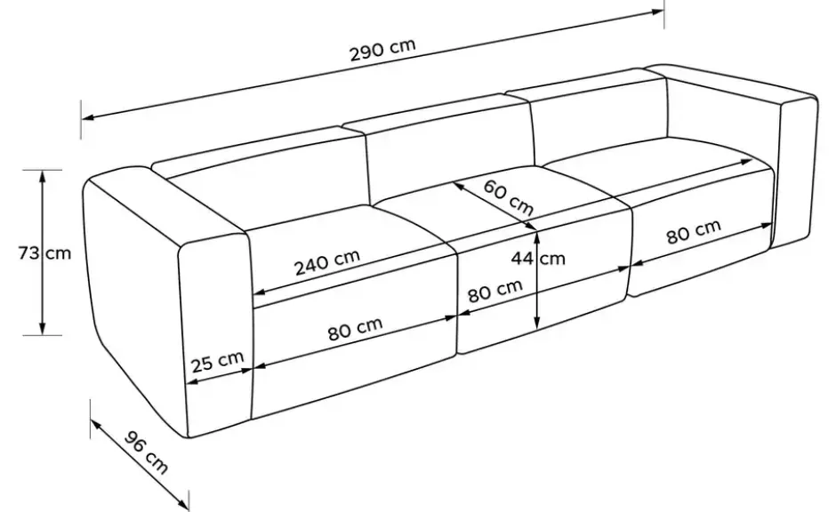 KONSIMO Einzelsofa Buffo