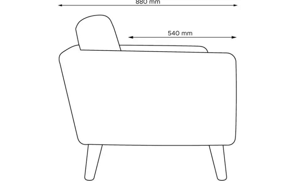 KONSIMO Einzelsofa Tagio
