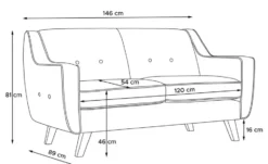 KONSIMO Einzelsofa Terso