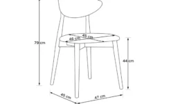 KONSIMO Esszimmerstuhl 2er-Set